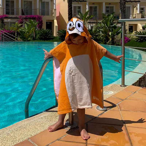 Bingo Kids' Lightweight Poncho Towel