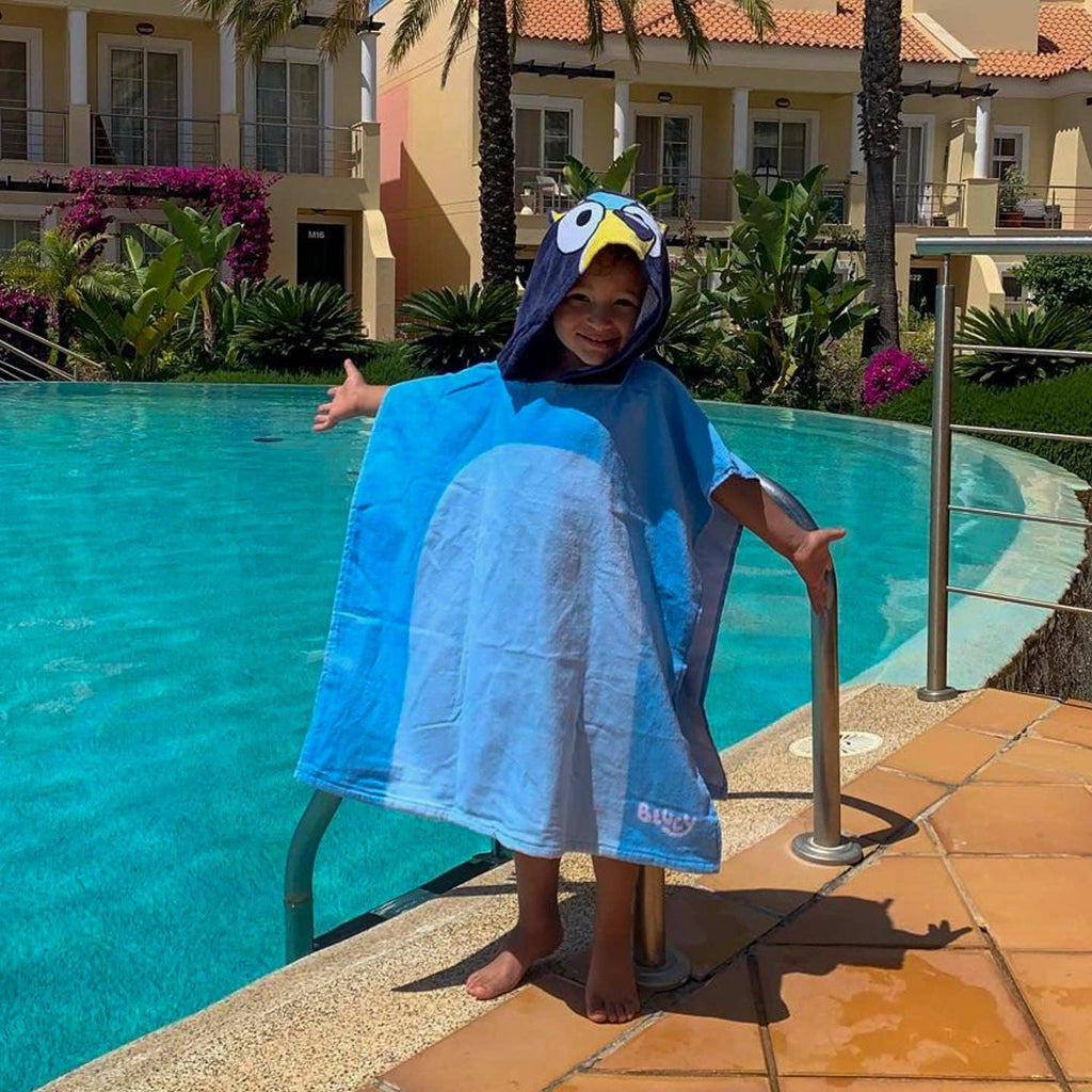 Bluey Kids' Lightweight Poncho Towel