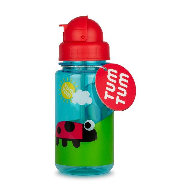 Tum Tum Flip Top Water Bottle - Bugs