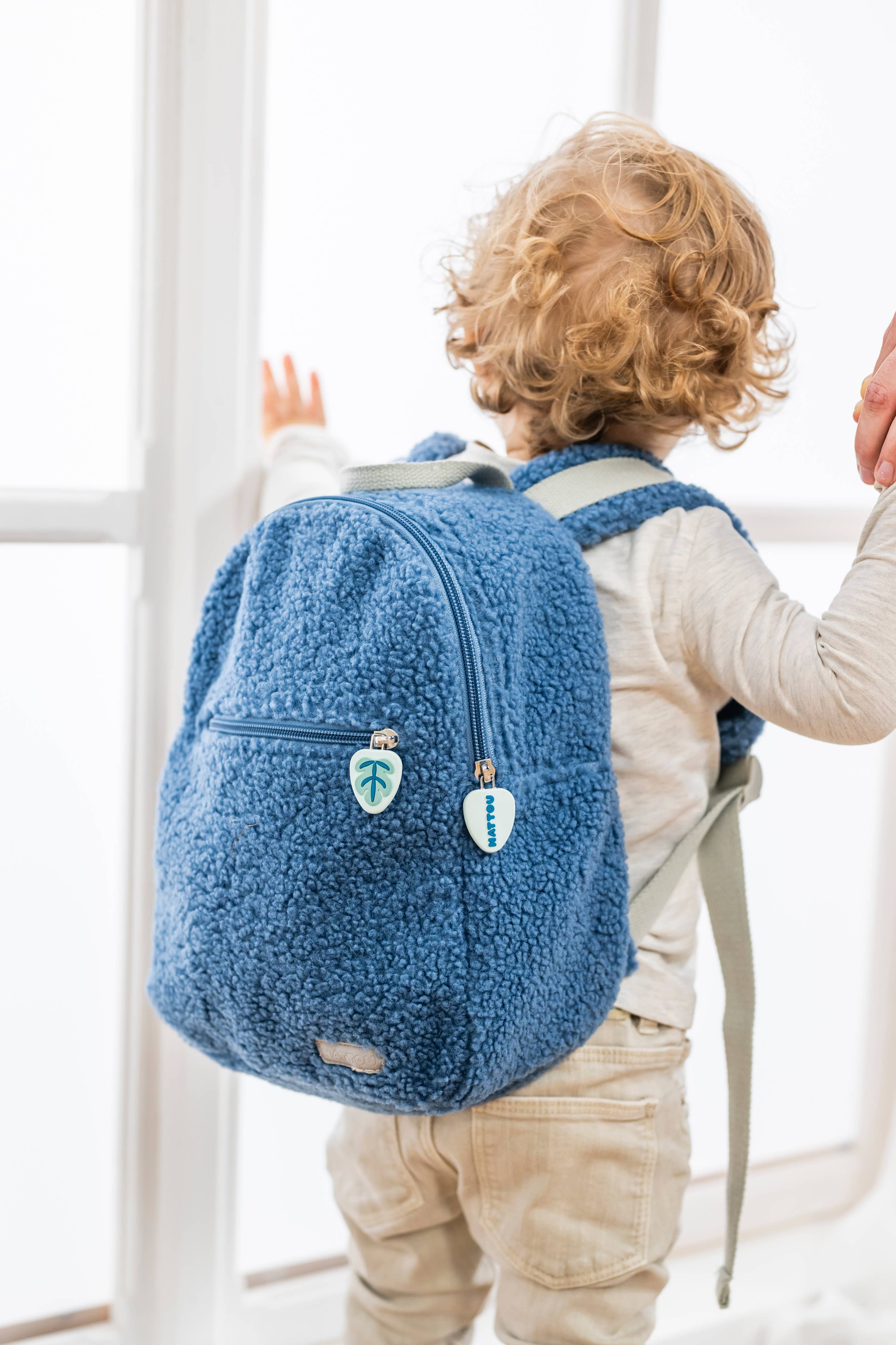 Nattou Teddy - Backpack Teddy Blue