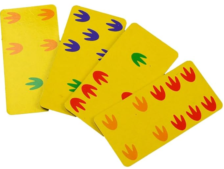 Lets Play! Dinosaur Dominoes game