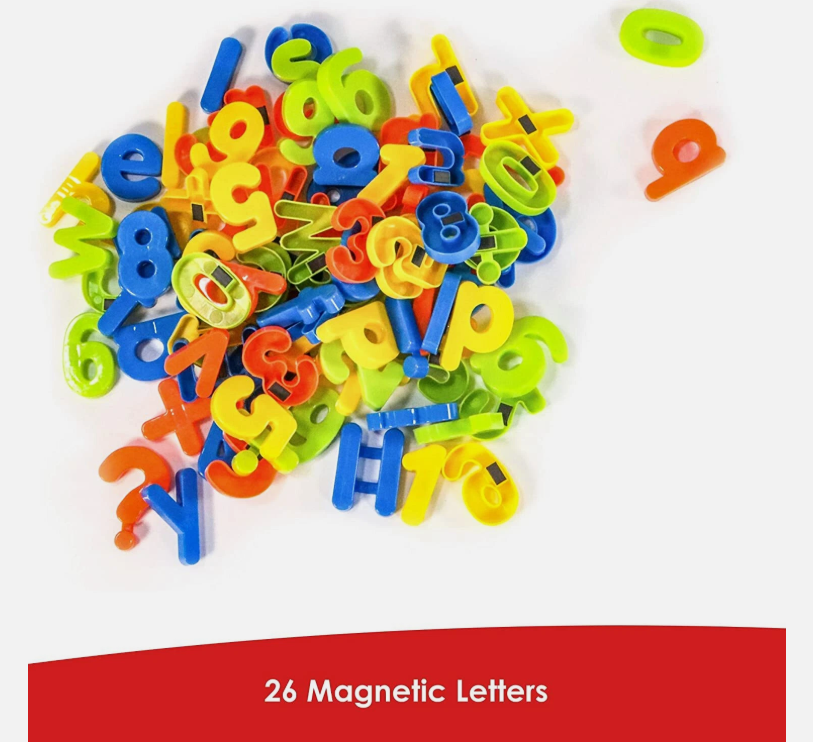 26 magnetic lower case letters