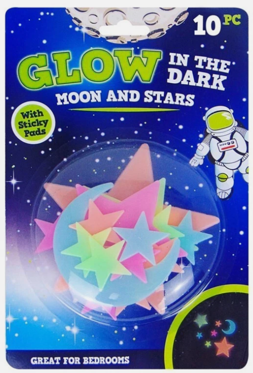 Glow in thdark Moon & Stars