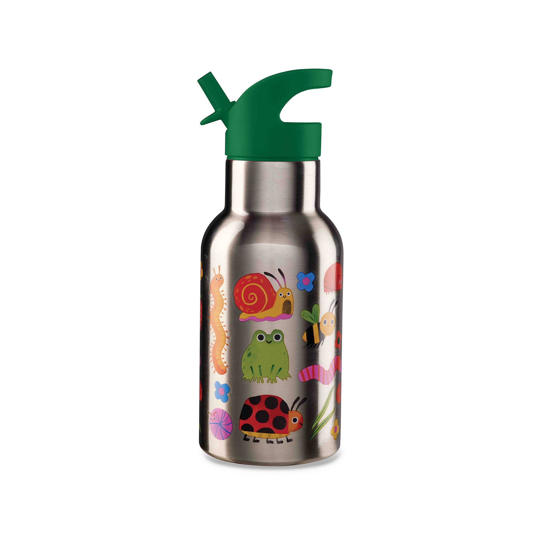 Crocodile Creek Garden Friends Stainless Steel Bottle Kids