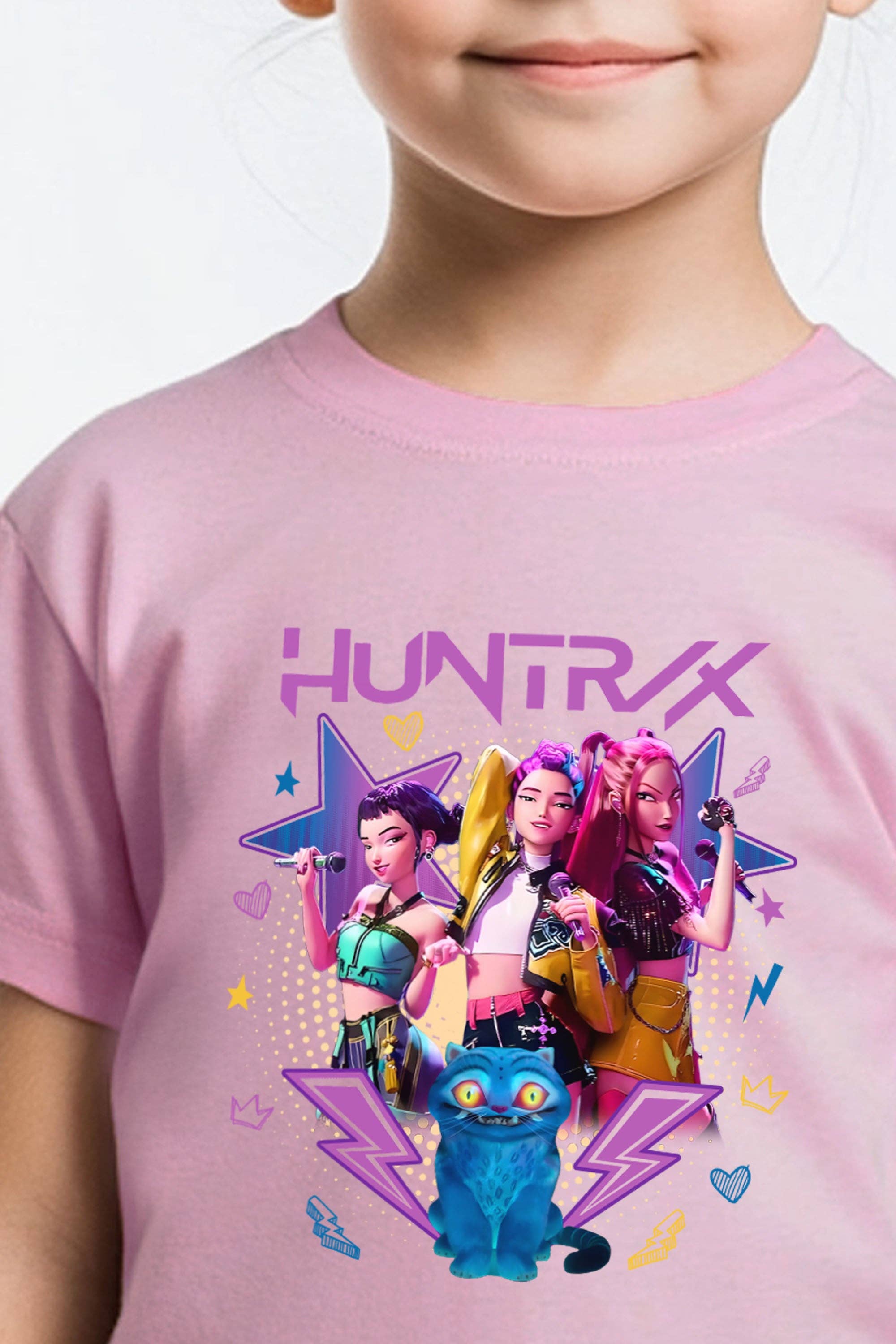 Kids K-Pop Printed T-Shirt