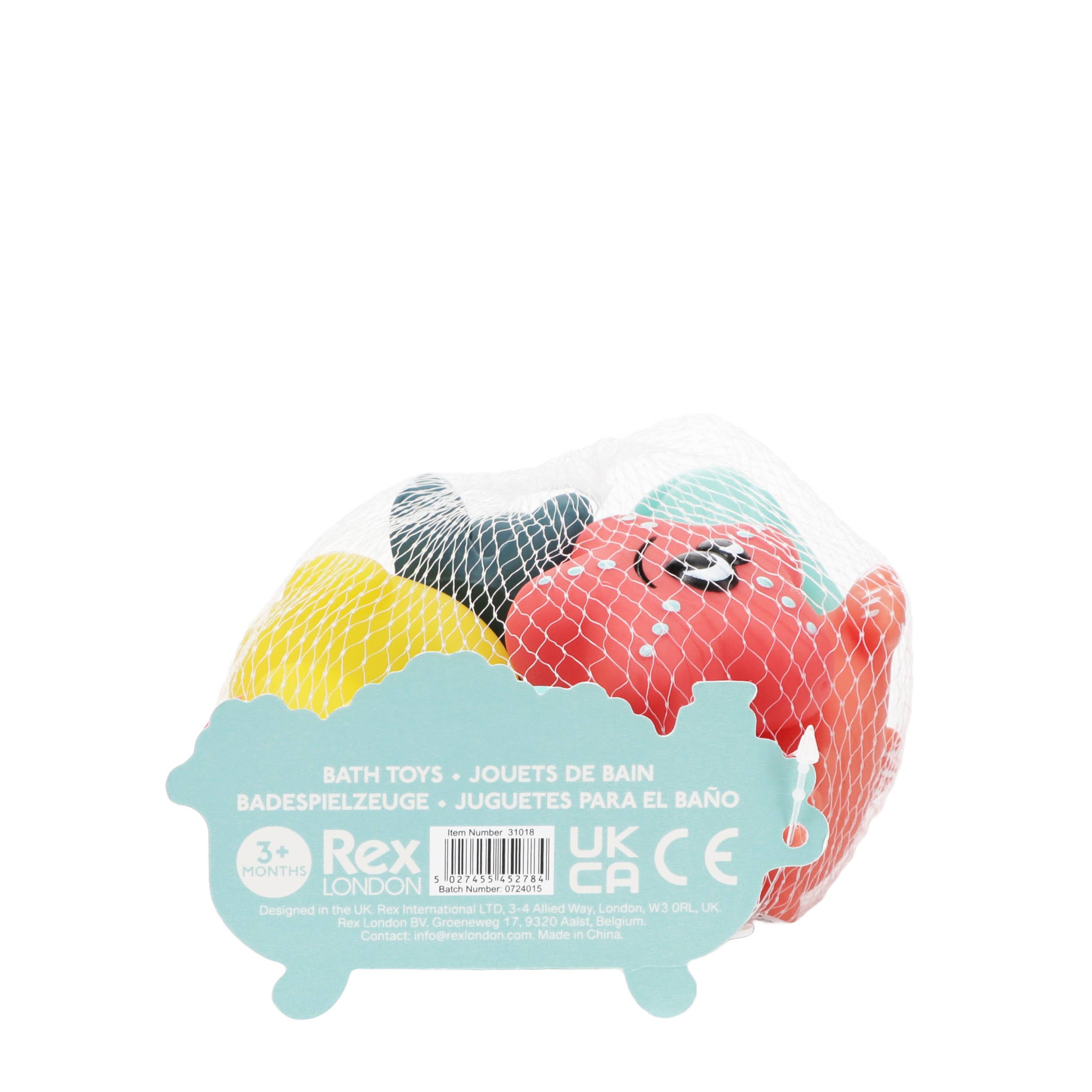 Bath toys (set of 6) - Aquatic animals
